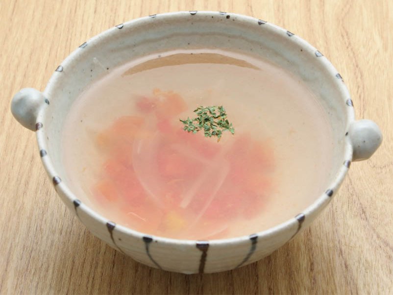 トマトとたまねぎのスープ
