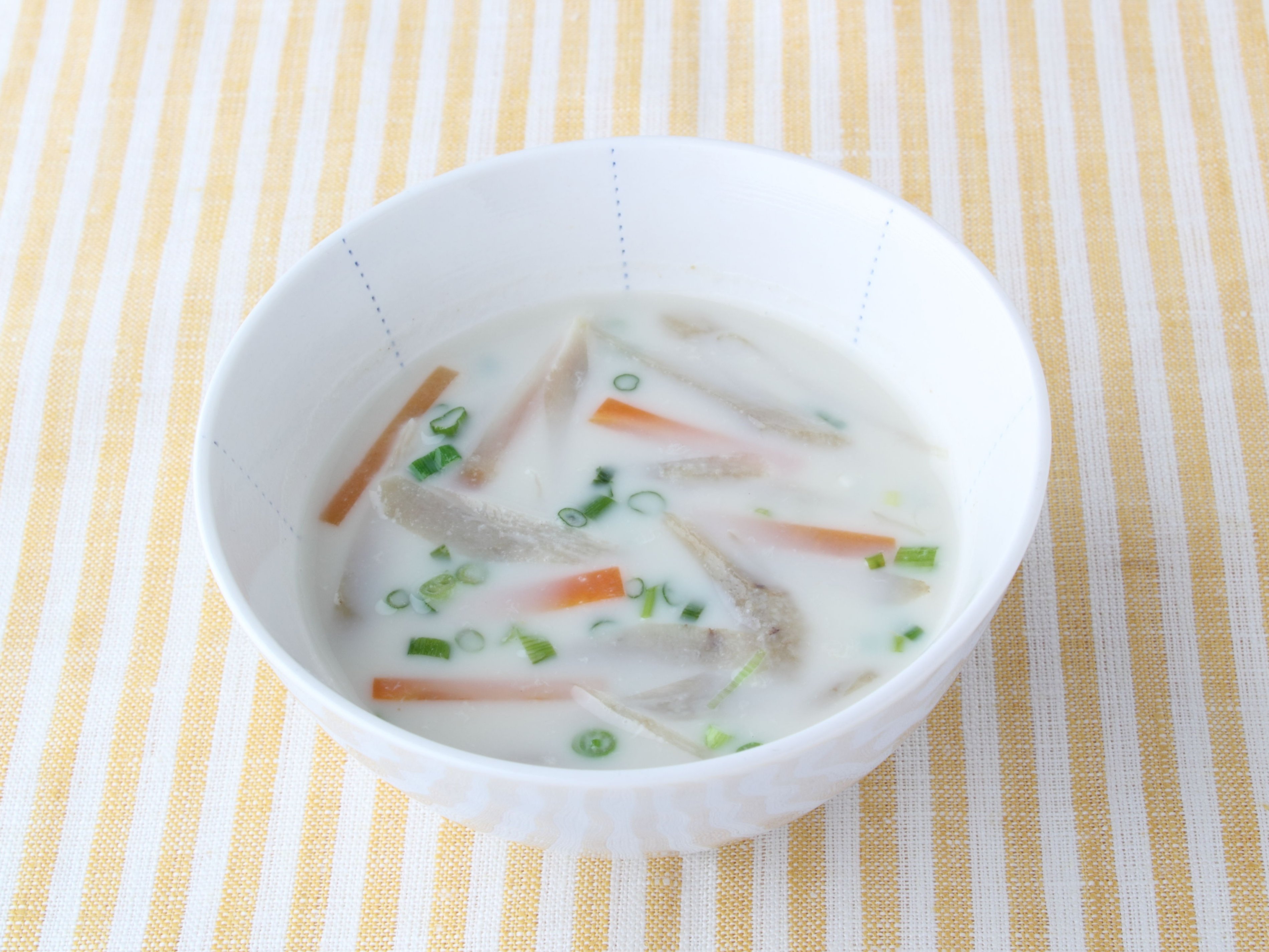 ごぼうのミルクスープ
