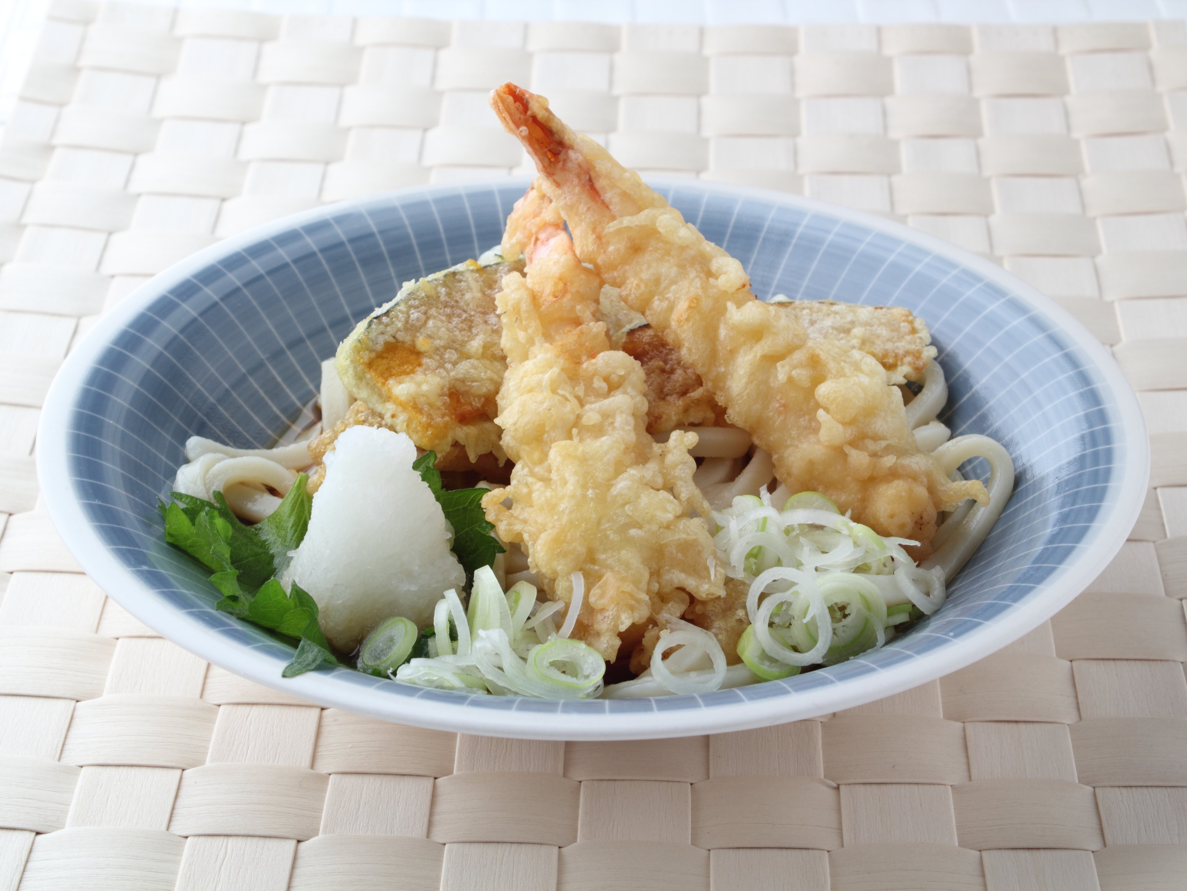 海老天おろしうどんのレシピ 作り方 レシピ ミツカン業務用商品 メニューサイト