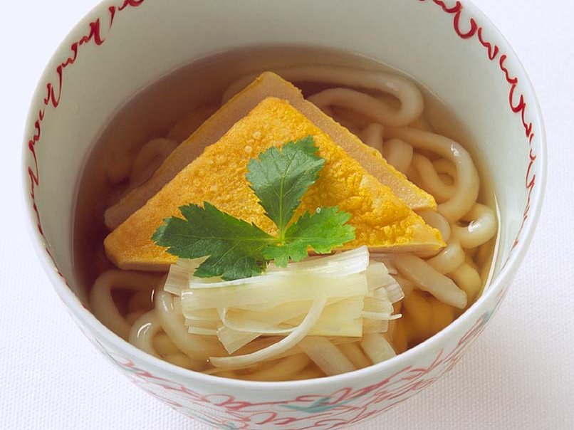 高野豆腐のオランダ風うどん