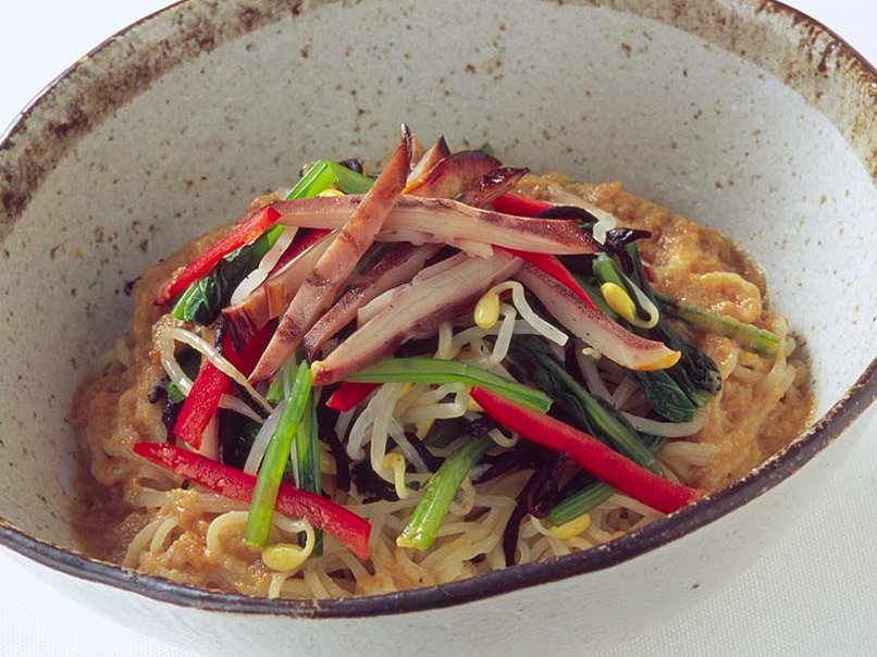 いかと野菜の冷やし麺
