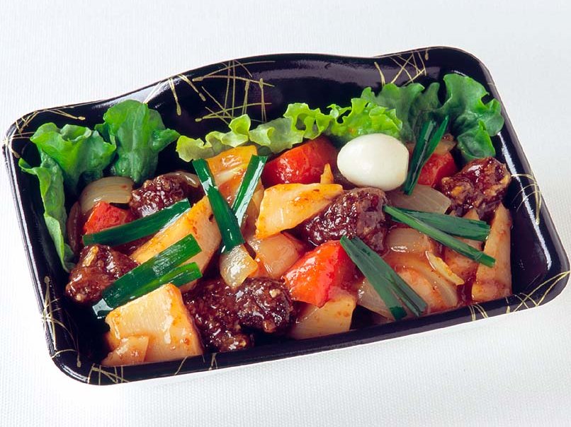 レバニラ炒めの甘辛あん