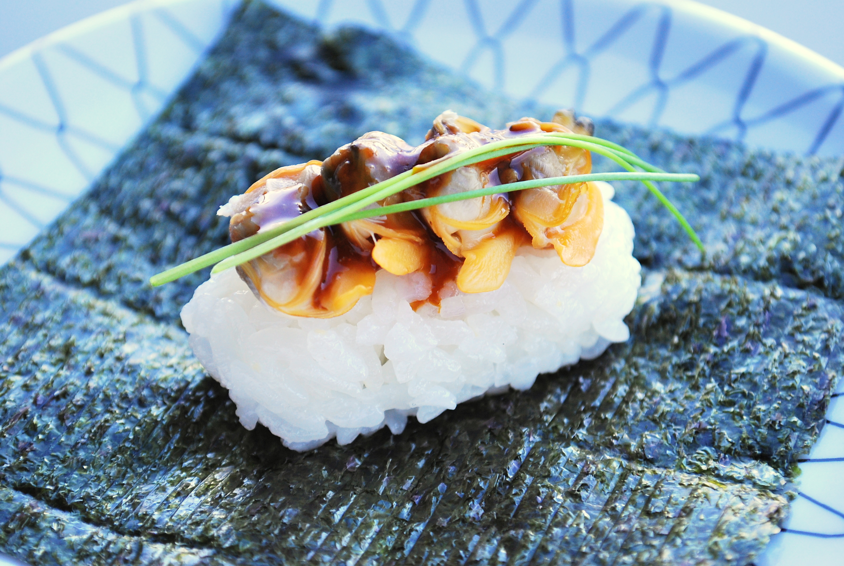 貝の握りゆず味噌風味
