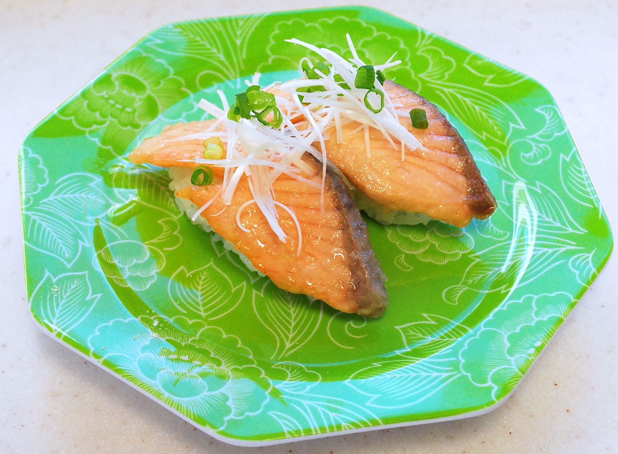 秋鮭の南蛮漬け握り