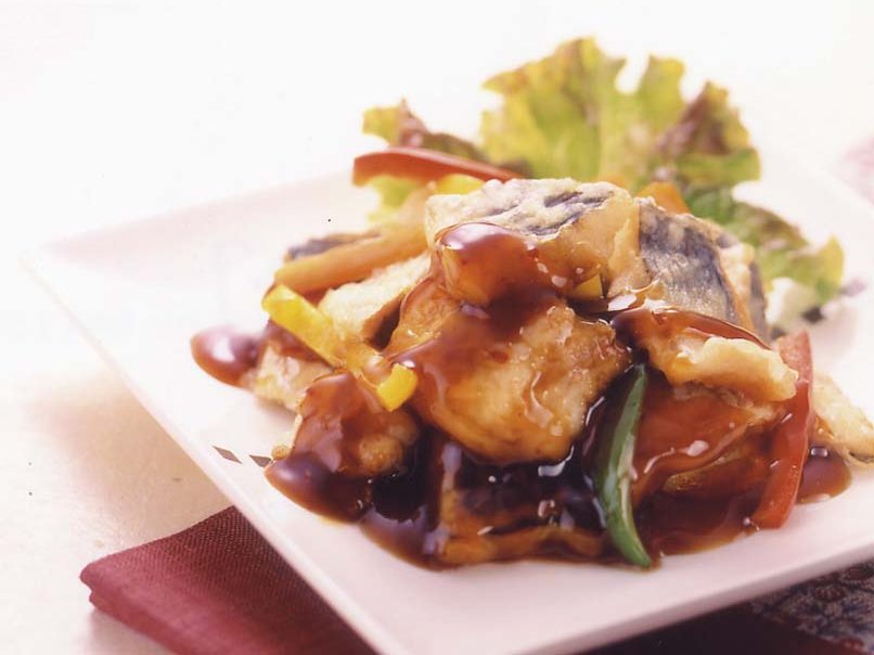 あじと野菜の南蛮あんかけ