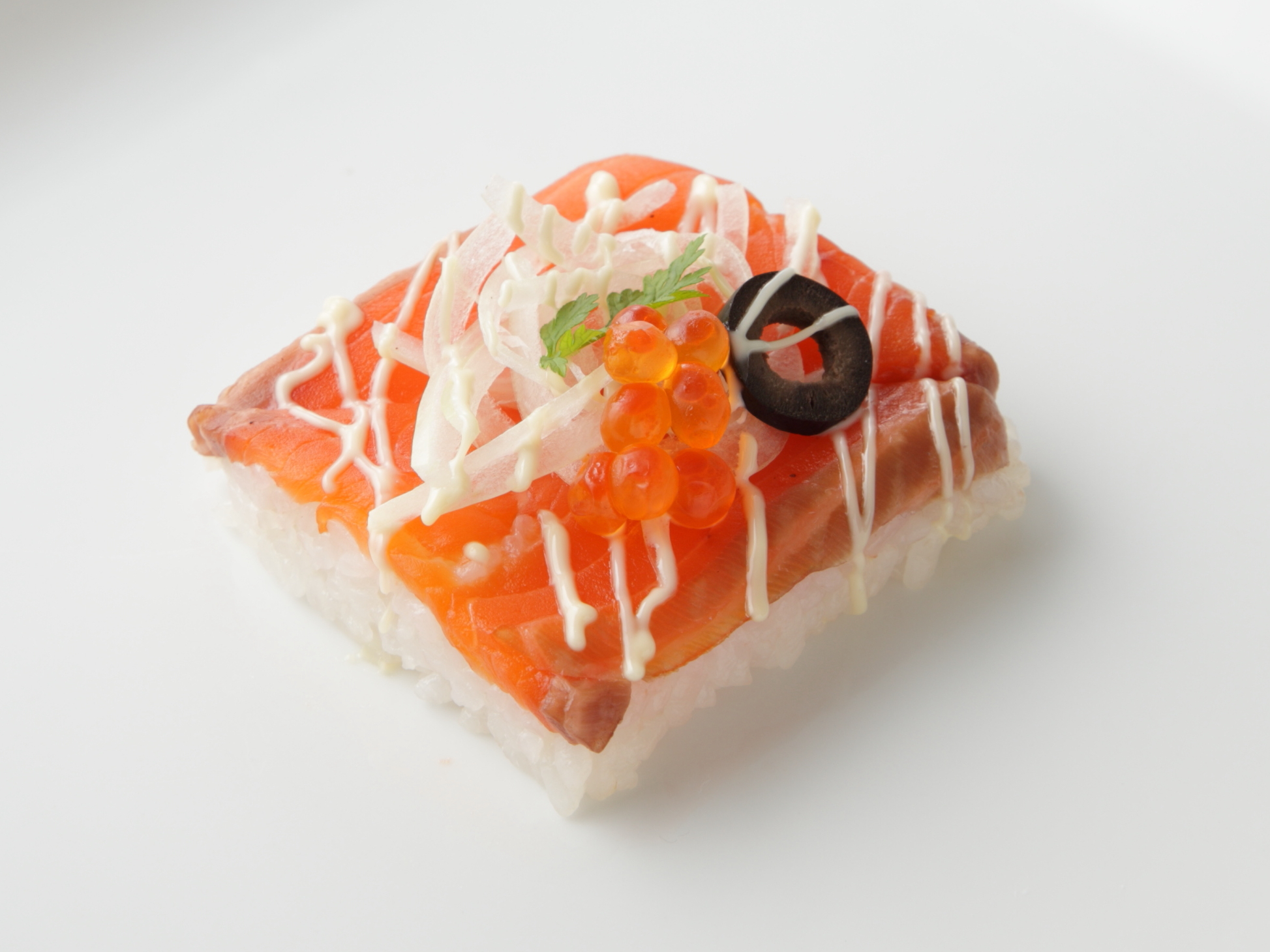 ピザ風サーモン