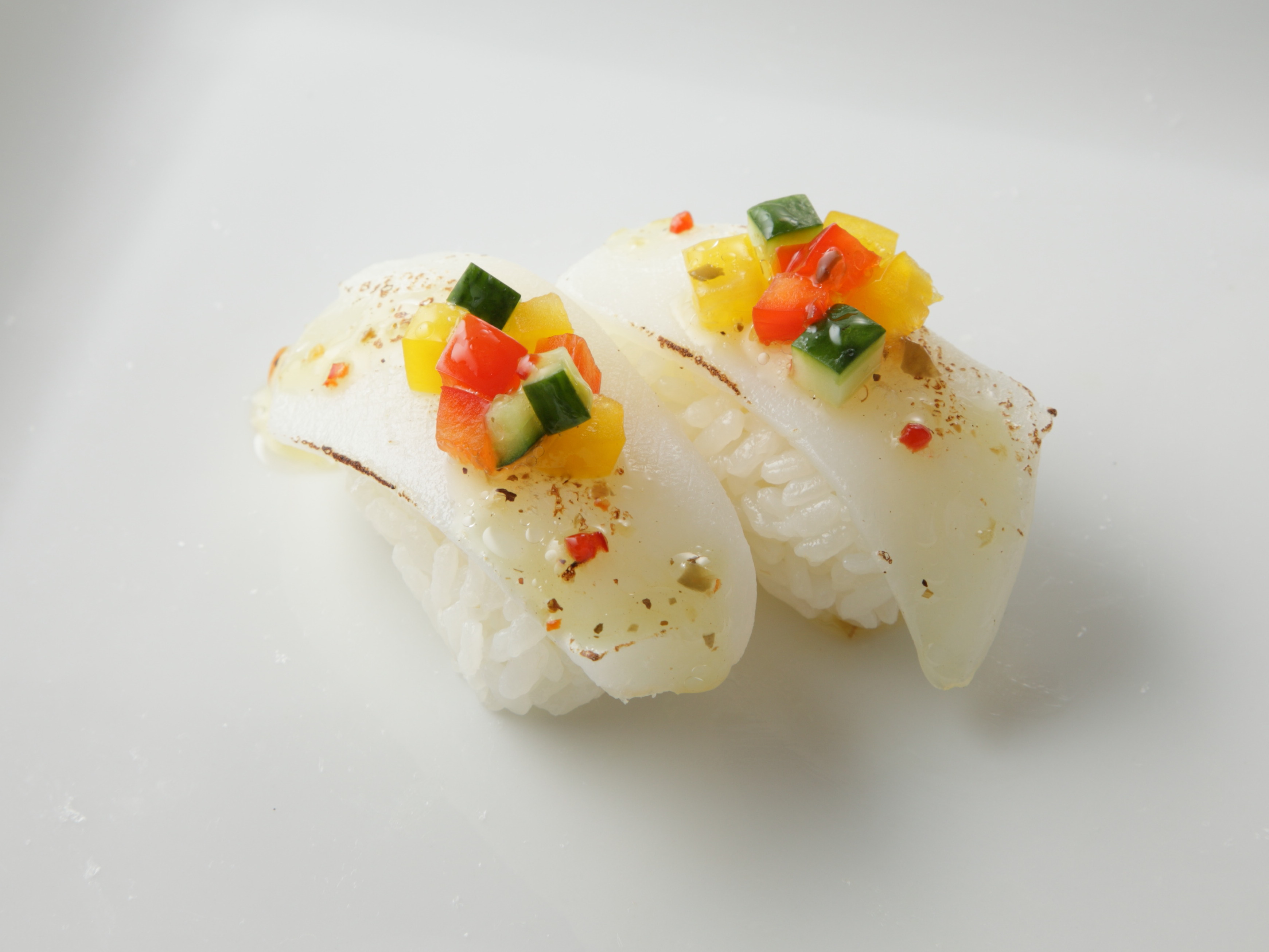炙りいかのパプリカソース