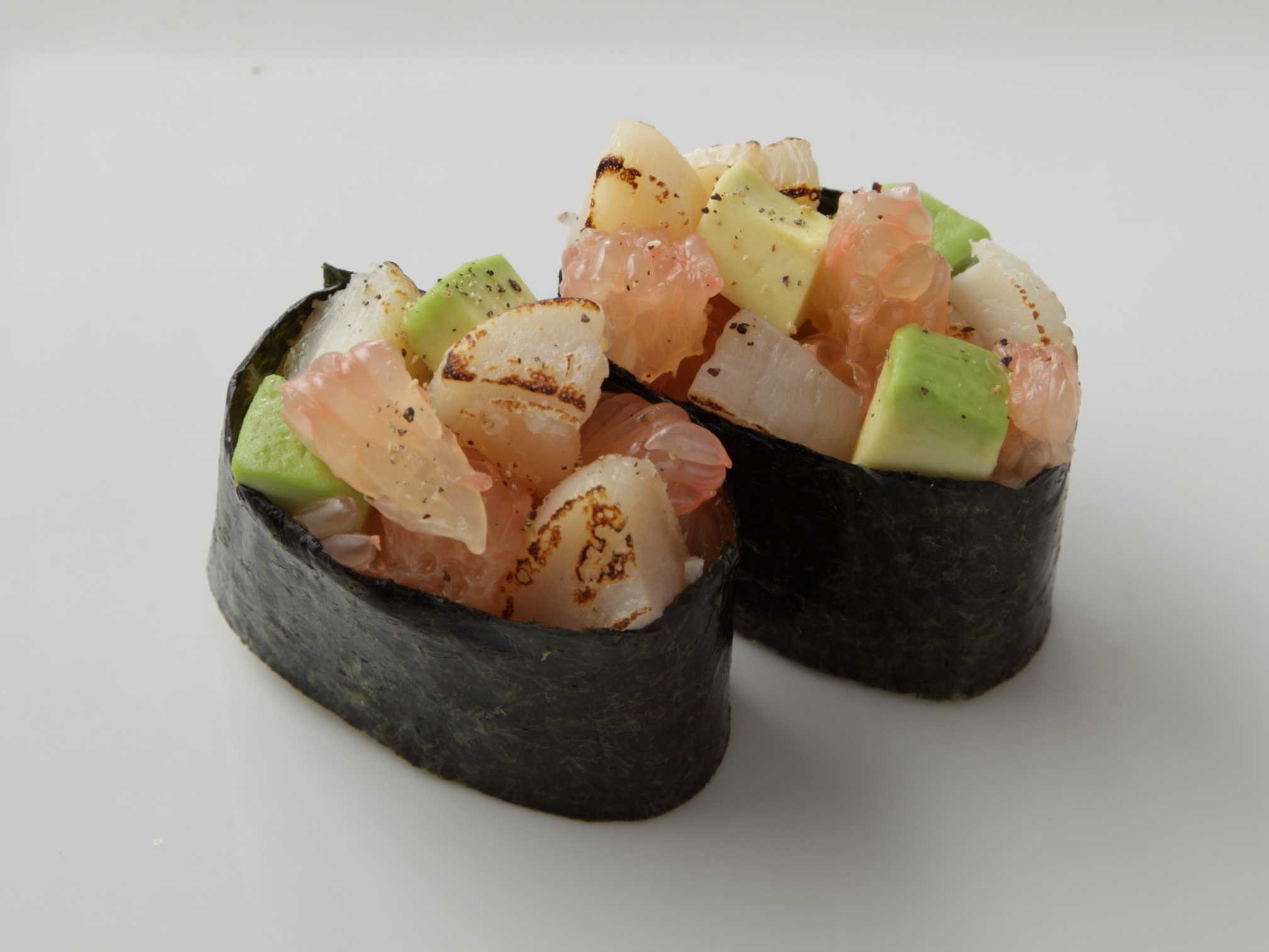 ほたてグレープフルーツ軍艦