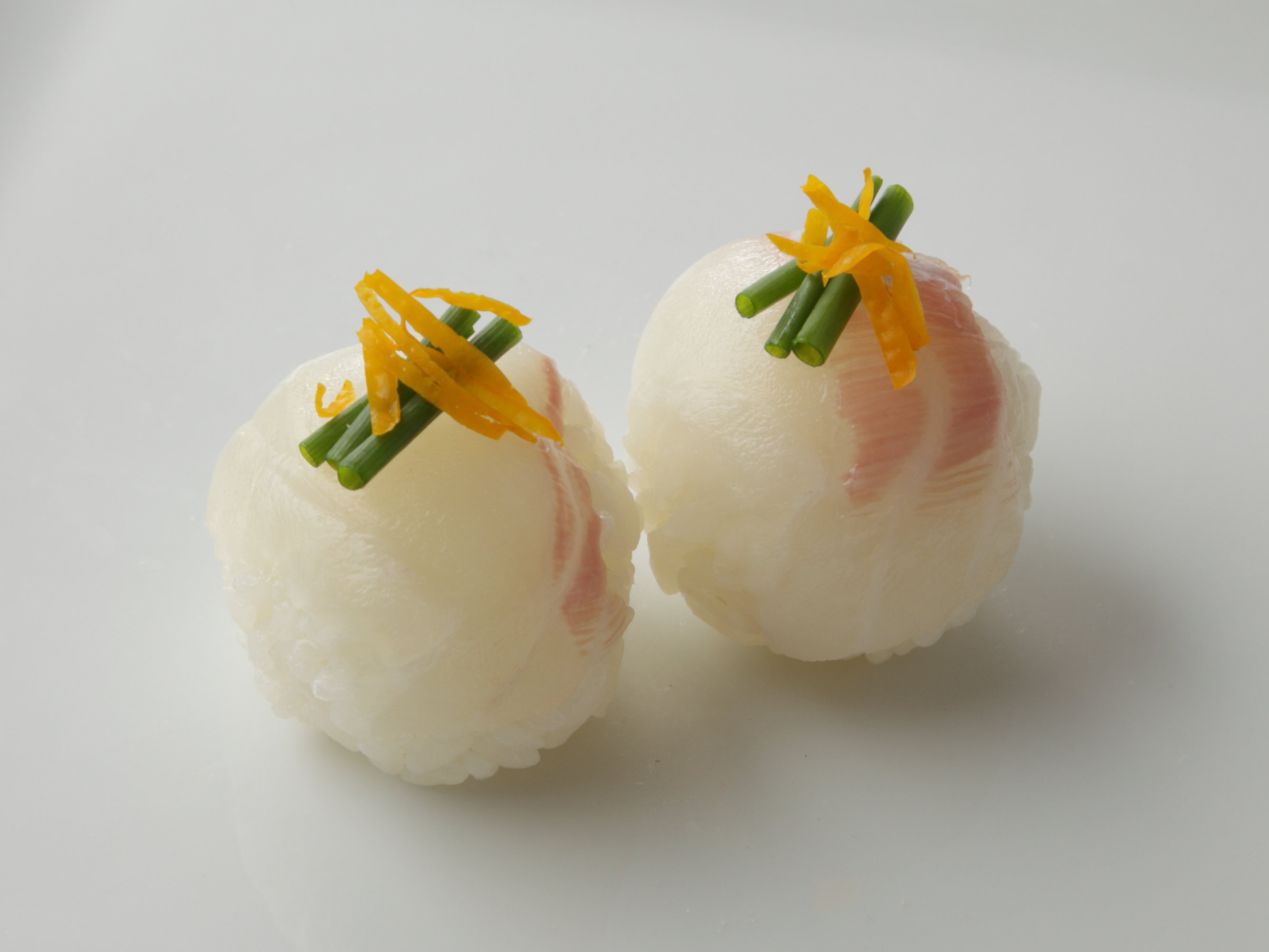 白身魚とネギの柚子塩風味