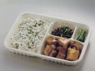 豚肉と厚揚げの甘酢あん弁当