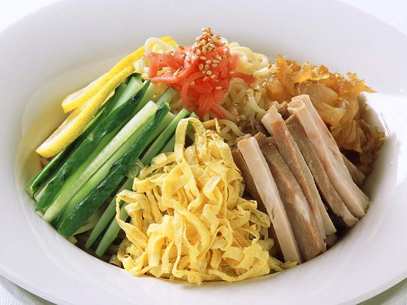 黒酢の冷やし中華