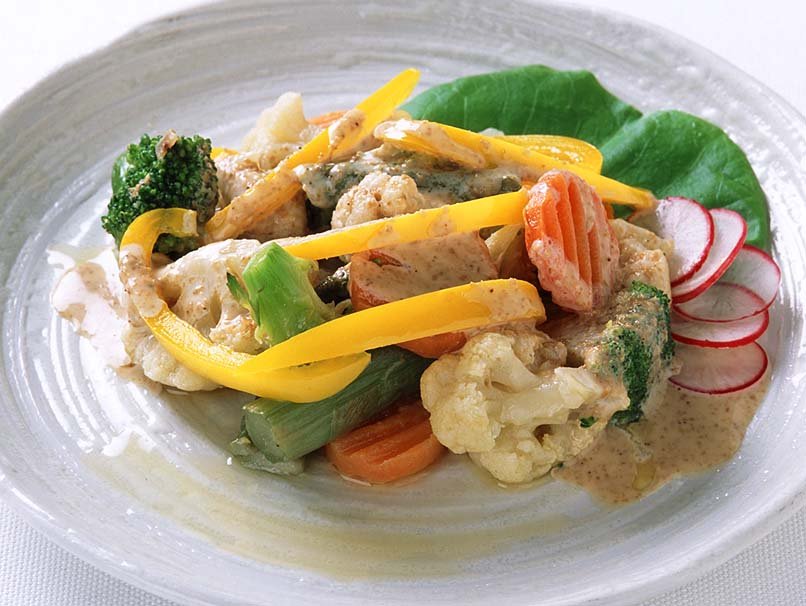 揚げ野菜のごまだれサラダ