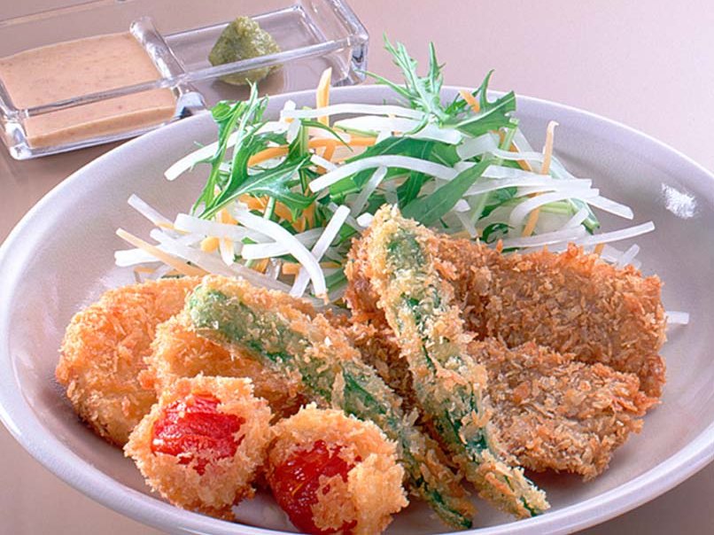 まぐろと山芋のフライ盛り合わせ