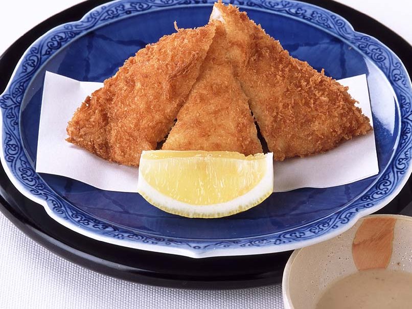 ふんわりはんぺんのキノコはさみ揚げ