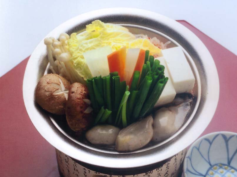 かきのごまチゲ鍋