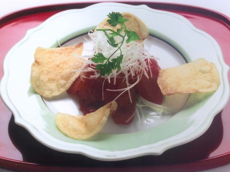 マグロの辛味噌