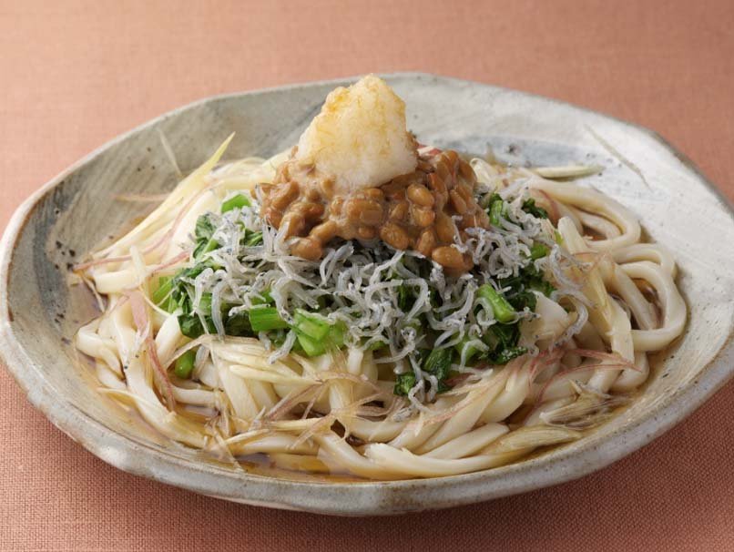 じゃこの納豆おろしうどん