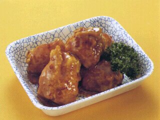 鶏のから揚げ辛口チリソースあえ