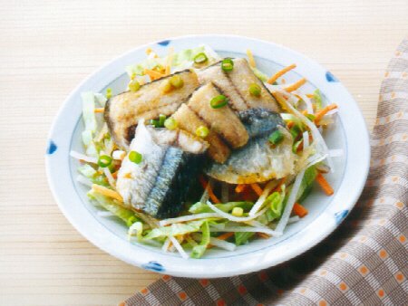 さんまと野菜ののっけもり