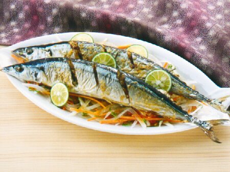 さんまと野菜ののっけもり