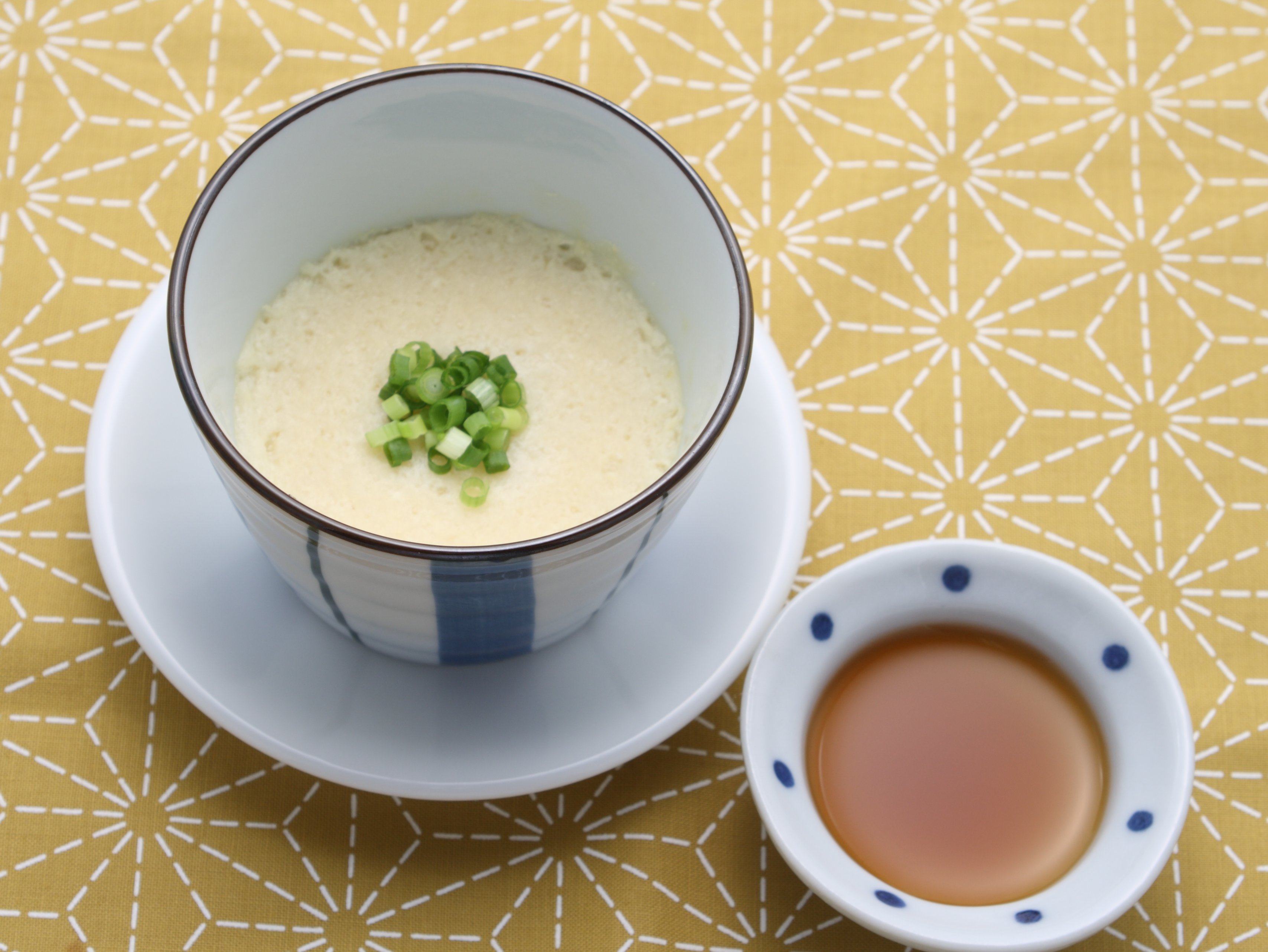 長いもと豆腐のふわふわ蒸し