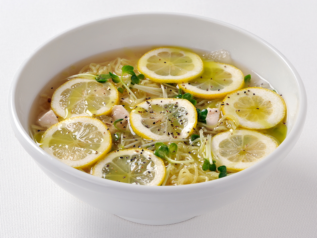 レモンの鶏塩冷やしラーメン