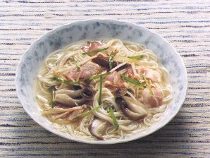 きのこスープスパゲティ
