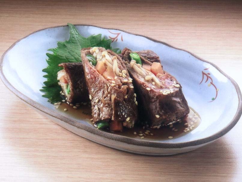 きのこの牛肉巻き