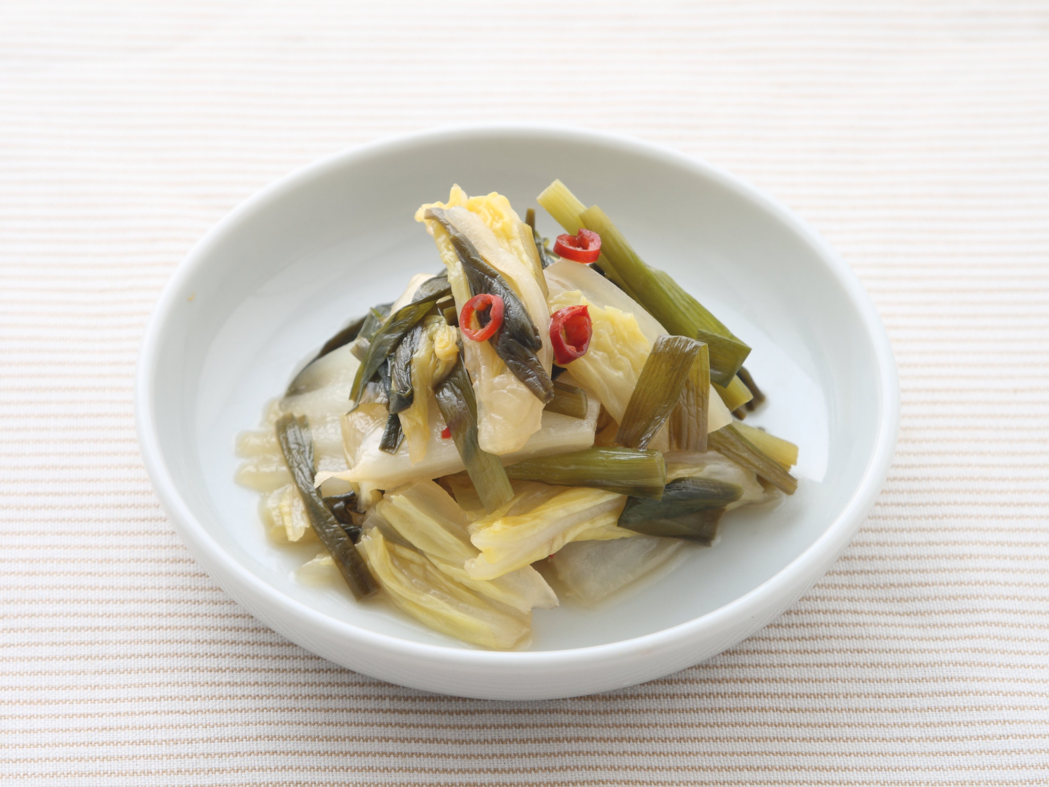 白菜の甘酢炒め　（穀物酢使用版）
