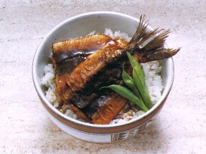 いわしのかば焼き丼