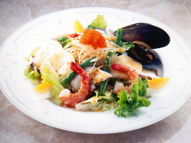 海の幸のもりもりサラダのレシピ 作り方 レシピ ミツカン業務用商品 メニューサイト