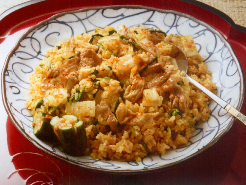 キムチ味チャーハン