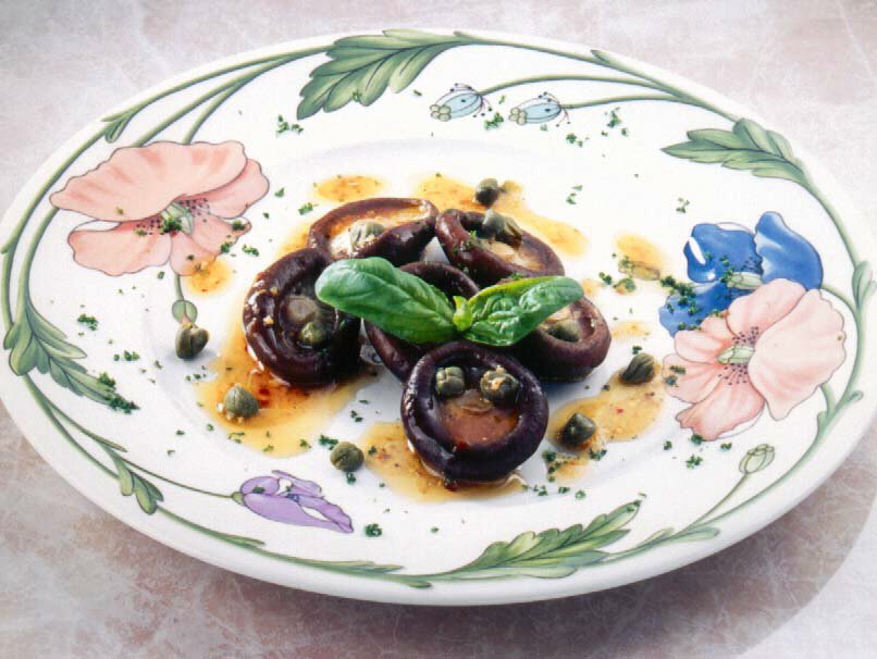 しいたけのカルパッチョ