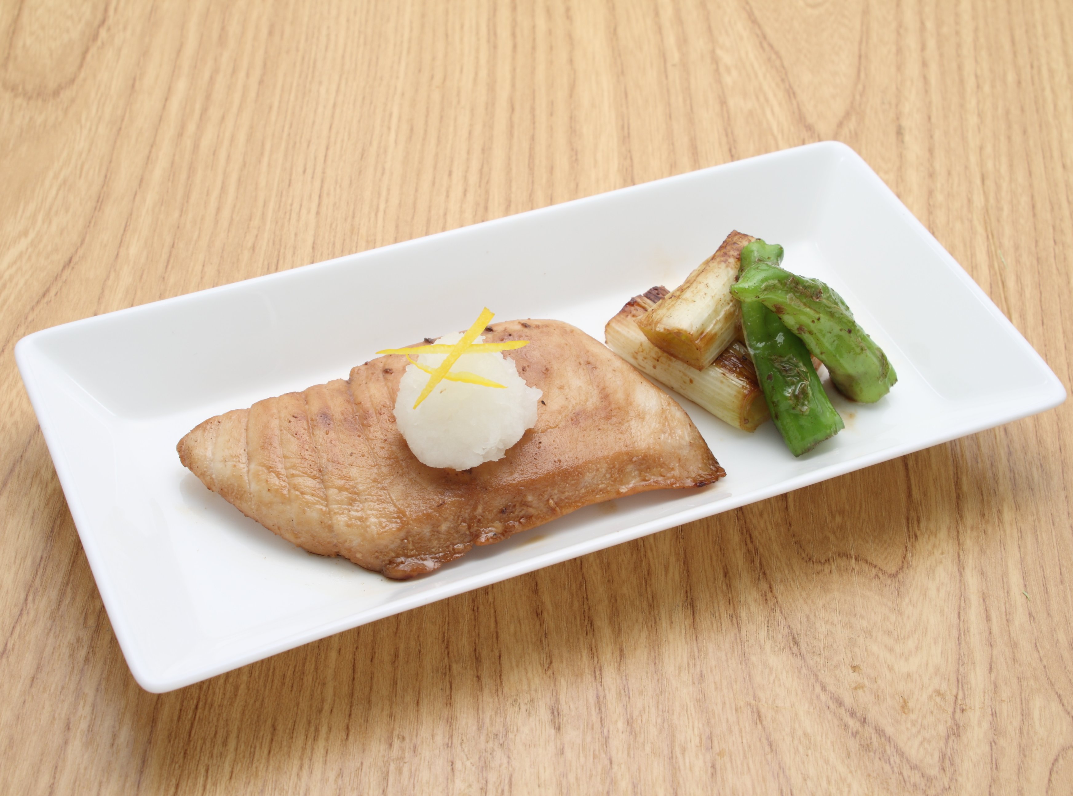 かじきの柑橘風味焼き