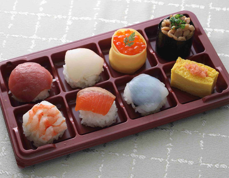 歳の数だけ手まり寿司（七歳）