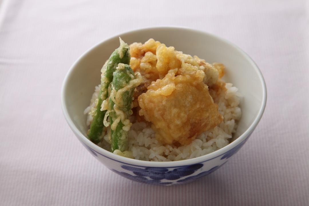 かしわ天丼