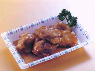 鶏のから揚げ甘酢あんかけ