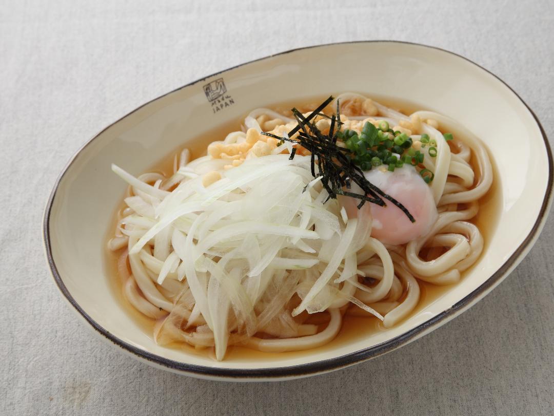 新たまねぎの冷やしぶっかけうどん