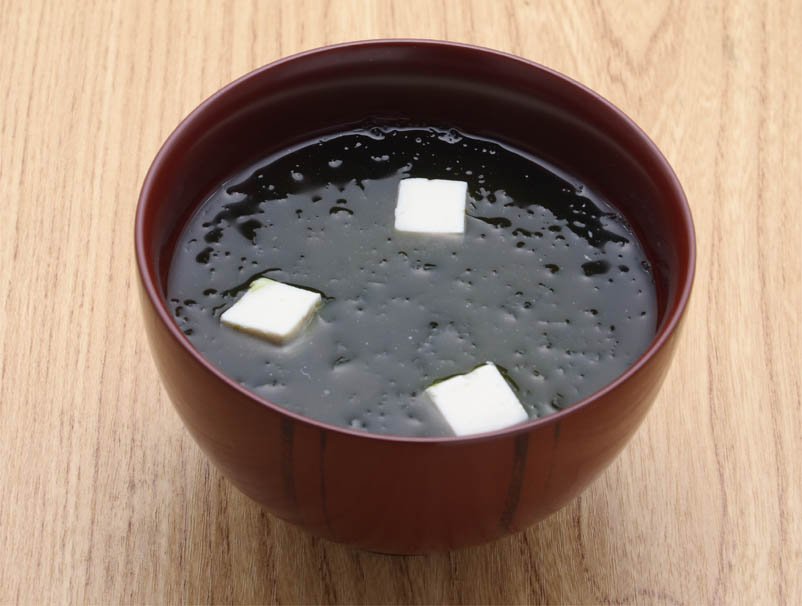 あおさのりと豆腐のスープ