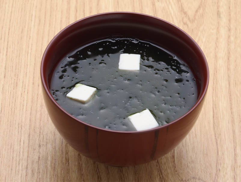 あおさのりと豆腐のスープ