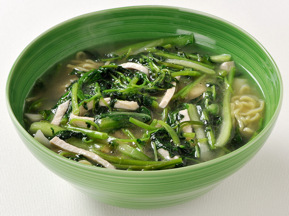 ３種中国野菜のゆず塩ラーメン