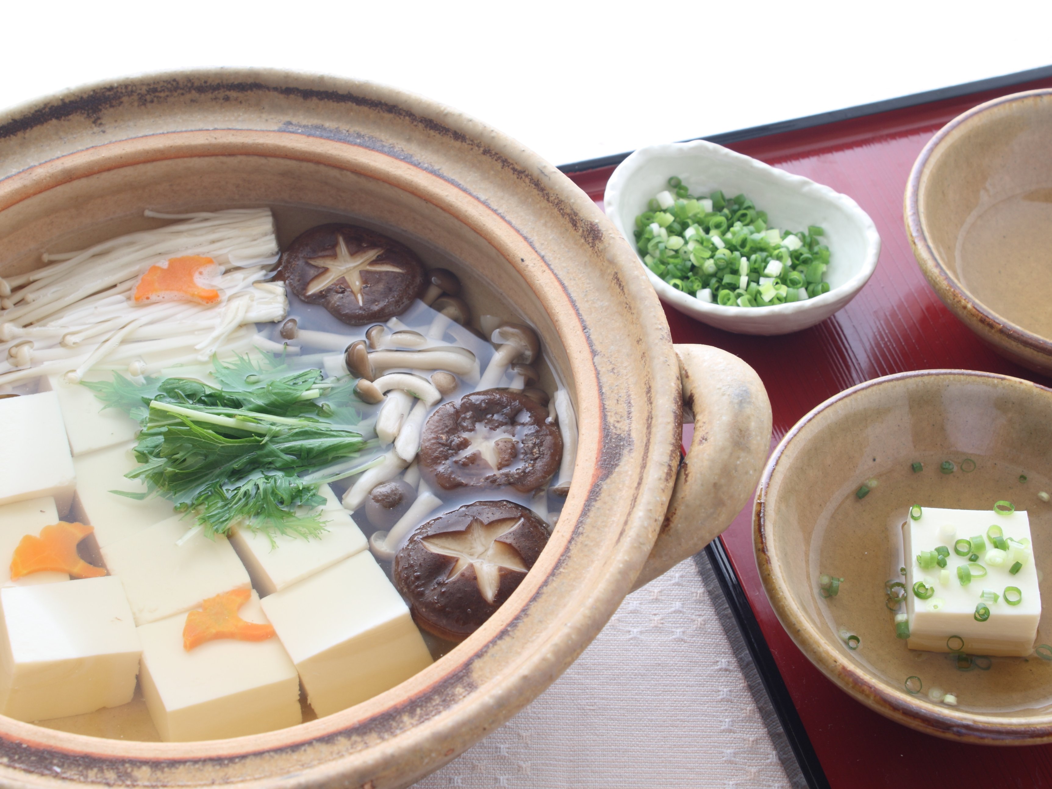 きのこ湯豆腐のレシピ・作り方