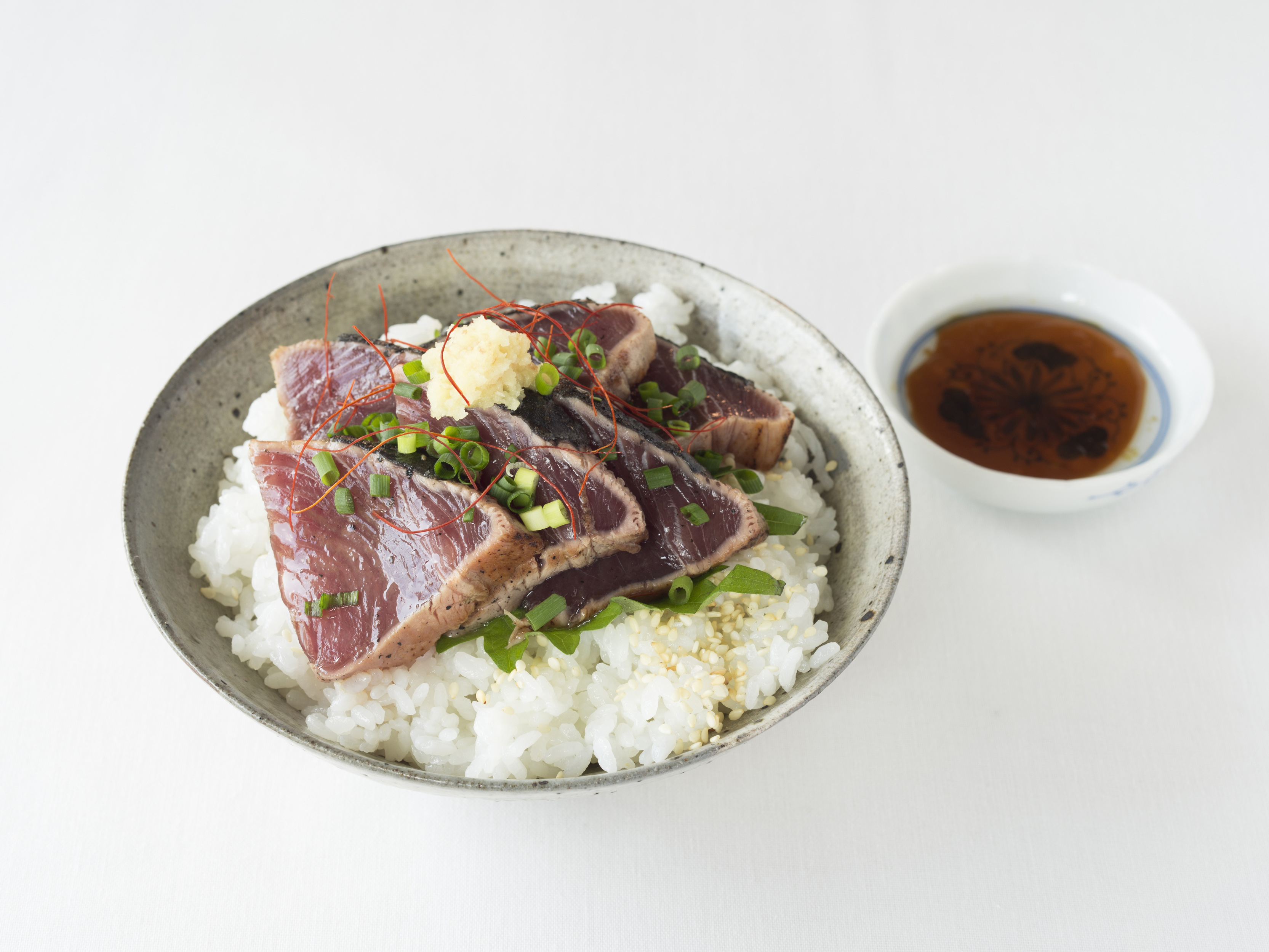 かつおたたき丼　ごま風味のレシピ・作り方