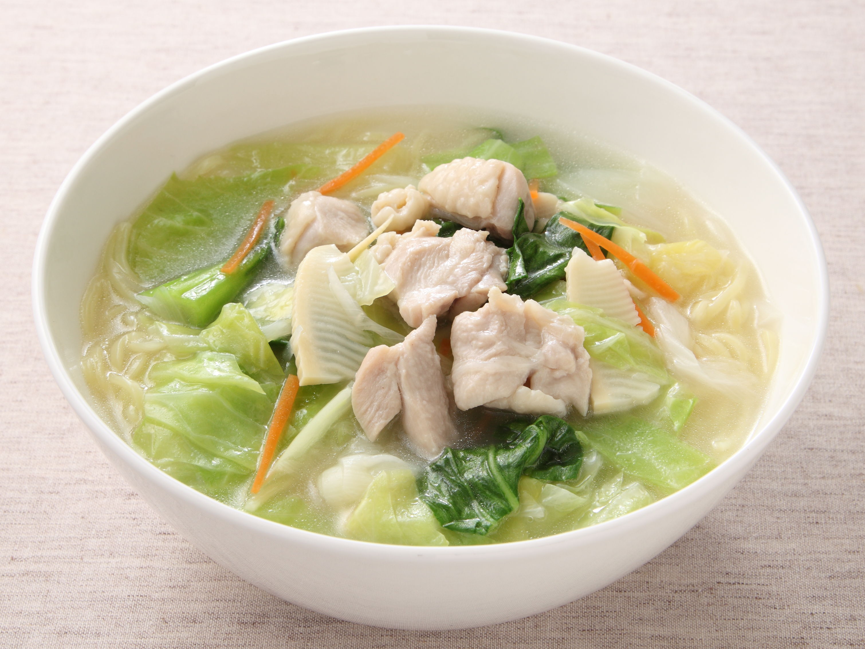 春野菜の鶏煮込みそば