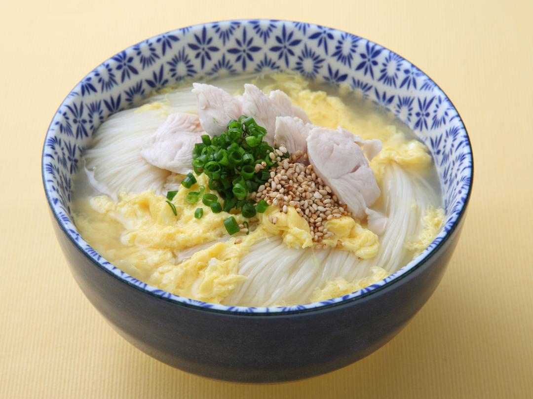 ささみと卵のにゅうめん