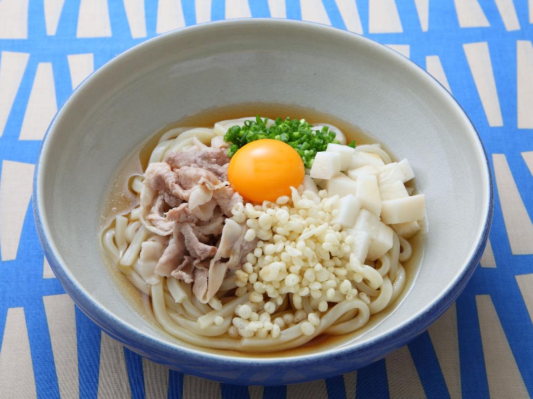 豚しゃぶと長いものぶっかけうどん