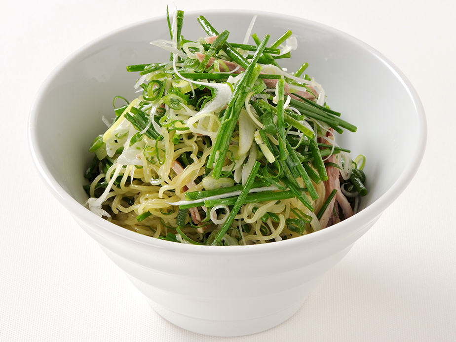 ３種ねぎの冷やし和え麺