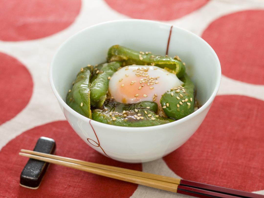 ピーマンの蒲焼き風丼のレシピ・作り方