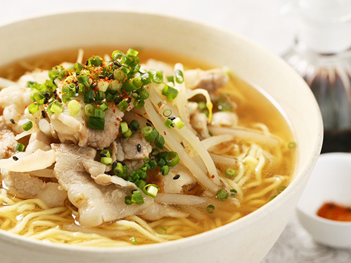 豚もやしのぽん酢ラーメン