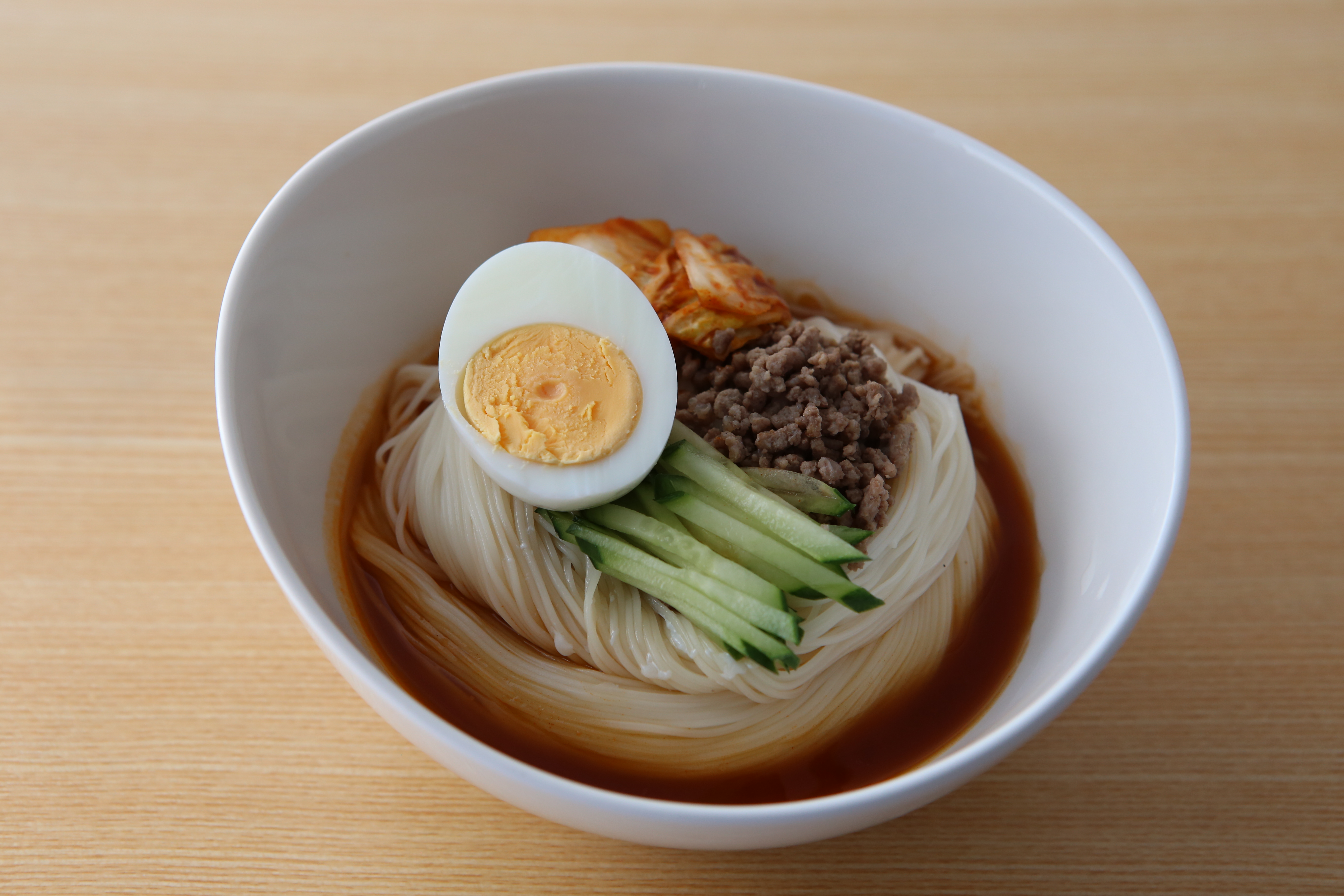 韓国冷麺風キムチそうめんのレシピ・作り方